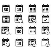 Calendar symbol,Calendar icon,schedule icon,icon set vector