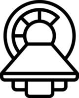 A black and white image of a fan vector