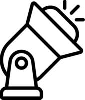 An icon of a light bulb on a white background vector