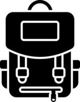 Backpack icon illustration vector
