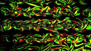 Crude oil wavy surface, seamless loop. Motion. Abstract viscous rippling substance flowing with light flares. video