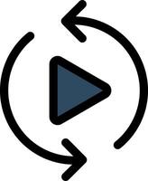 A player with arrows pointing in different directions vector