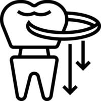 A tooth with a toothbrush and a toothbrush vector