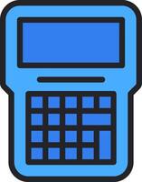 A calculator icon on a white background vector