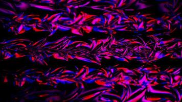 Crude oil wavy surface, seamless loop. Motion. Abstract viscous rippling substance flowing with light flares. video