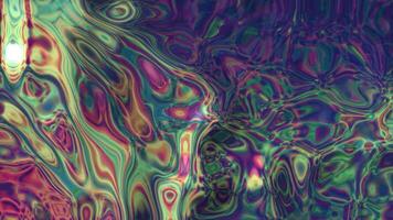 Abstract water paint diffusion with liquid soap, seamless loop. Motion. A chemical reaction with ink mixture creating colorful surreal shapes. video