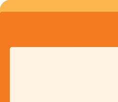 An orange and white square with a white border vector