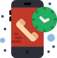 Mobile phone call center vector