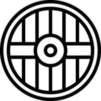 A black and white image of a wheel with a grid vector