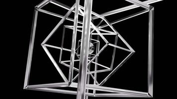 Abstract glass structure video