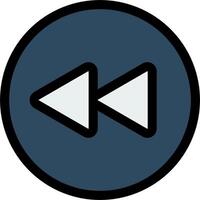 A blue and black button with two arrows vector