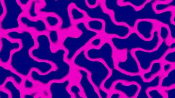Top view of abstract liquid transforming texture, seamless loop. Design. Bright stains changing and flowing into each other. video