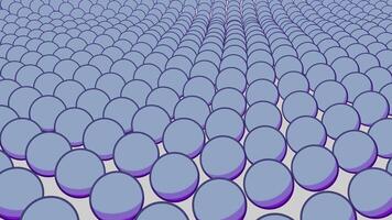 3D fields with moving waves of balls. Design. Beautiful surface of animated balls moving in waves. Balls move slowly and calmly in waves like surface of water video