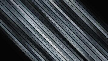 Black background with iridescent lines. Motion. Black background with bright shiny lines in a gray shade in abstraction. video