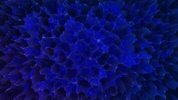 Dark, strange and unknown liquid material ripples flowing, seamless loop. Design. Dark blue alien fluid texture. video