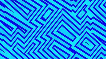 Moving pattern in style of maze. Design. Rotating and changing ornament of square lines. Labyrinth pattern with dizzying hypnotic effect video
