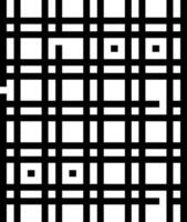 A black and white square pattern with squares vector