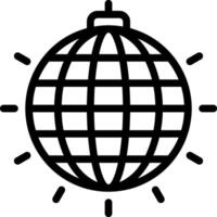 Disco ball icon vector
