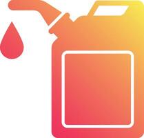 A can of gas with a drop of liquid vector