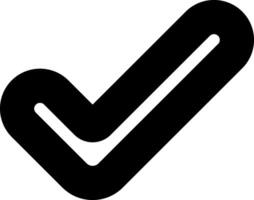 Check mark icon vector