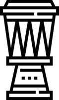 A drum icon on a white background vector