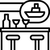 Bar icon illustration vector