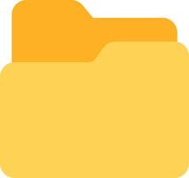 File folder icon vector