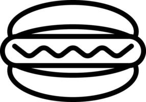 A hamburger icon on a white background vector