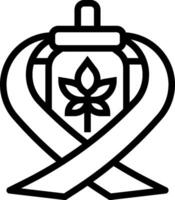 A black and white logo with a heart and a bottle vector