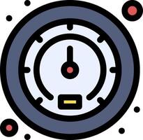 A clock icon with circles around it vector