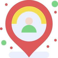 Google maps location pin icon vector