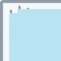A blue folder with a white background vector