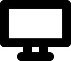 Computer monitor icon vector