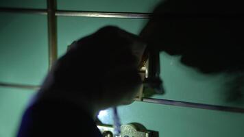Ensuring the safety of financial assets by securing access to and safeguarding a bank vault locker video