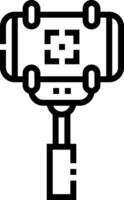 A black and white image of a key vector