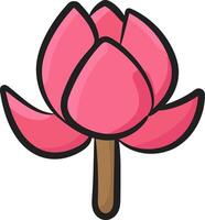 Lotus flower clip art vector