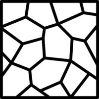 A black and white image of a square pattern vector