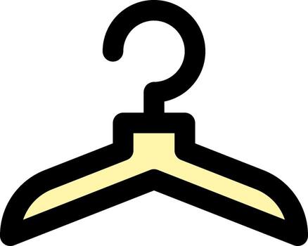 A hanger with a question mark on it vector