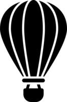 Hot air balloon icon vector