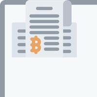 Bitcoin on a document vector