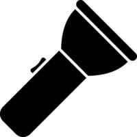 A flashlight icon on a white background vector