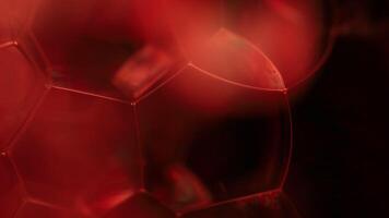 Red liquid forms, fluid background, plasma, fluid movement, red sphere, dark gloomy background video