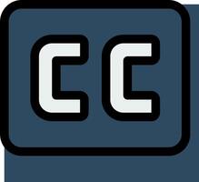 The c logo in a square vector