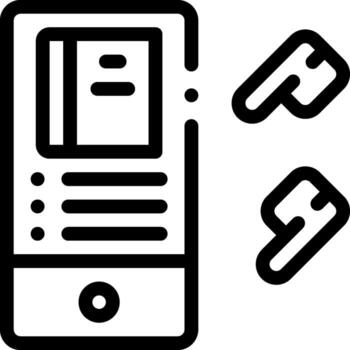 un teléfono con un llave y un teclado icono vector