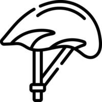 A helmet icon on a white background vector