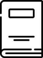 A book icon on a white background vector
