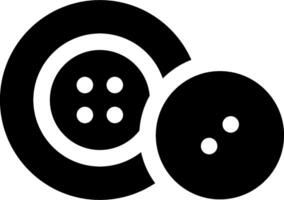 A black and white image of two bowling pins vector