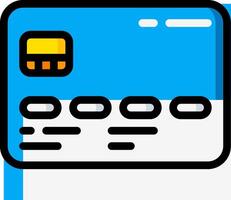 A credit card icon on a white background vector