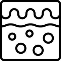 A black and white image of a wave with bubbles vector