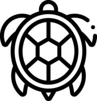 A turtle icon on a white background vector